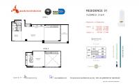 Unit 2101 floor plan